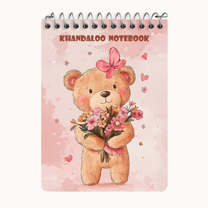 دفتر یادداشت 50 برگ خندالو طرح خرس بامزه کد N6915