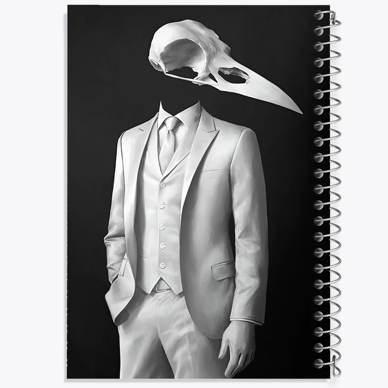 دفتر طراحی 50 برگ خندالو طرح شوالیه ماه (Moon Knight) کد N2846