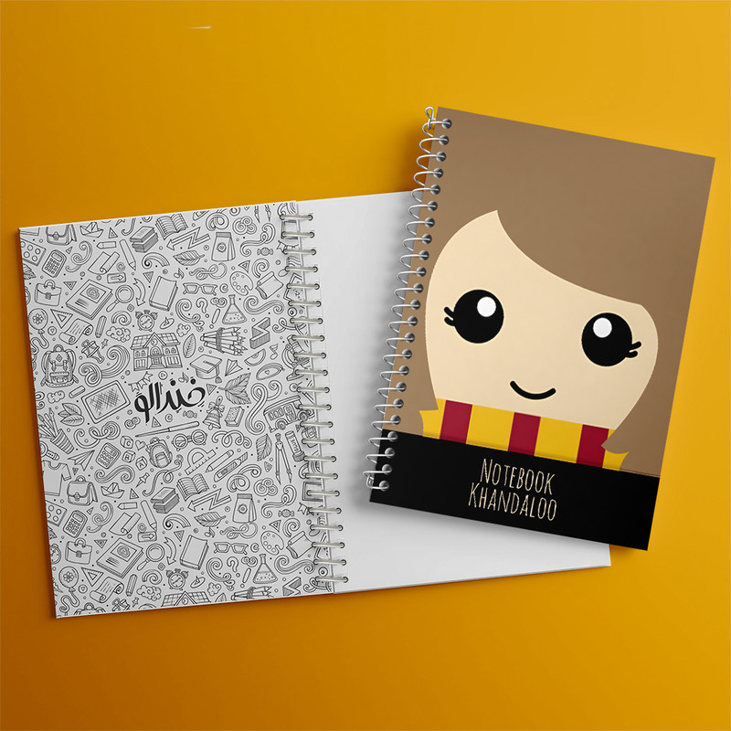 دفتر مشق 100 برگ خندالو طرح هرماینی هری پاتر (Harry Potter) کد N7215