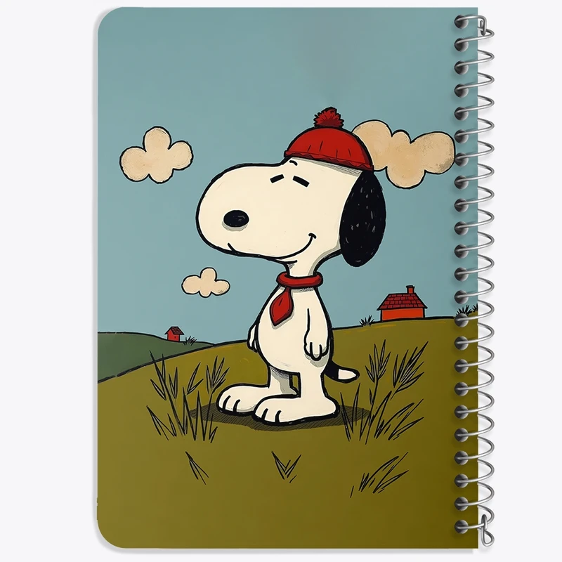 دفتر یادداشت 50 برگ خندالو طرح اسنوپی (Snoopy)  کد N3578