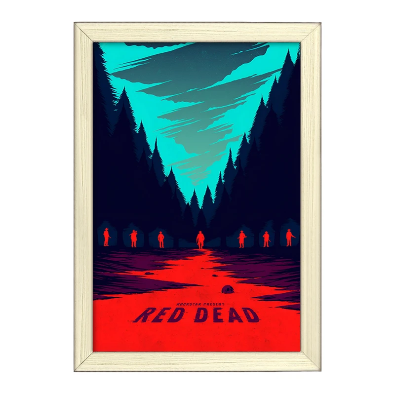 تابلو خندالو طرح رد دد (Red Dead) کد F4458