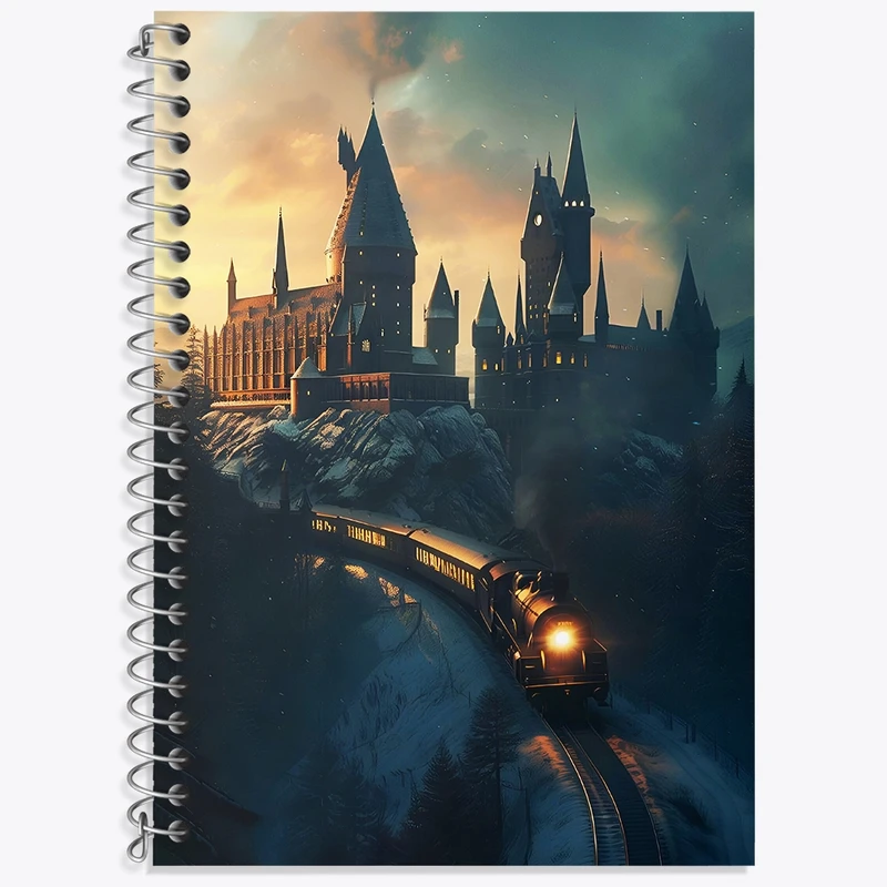 دفتر لغت 50 برگ خندالو طرح هاگوارتز هری پاتر کد F4434