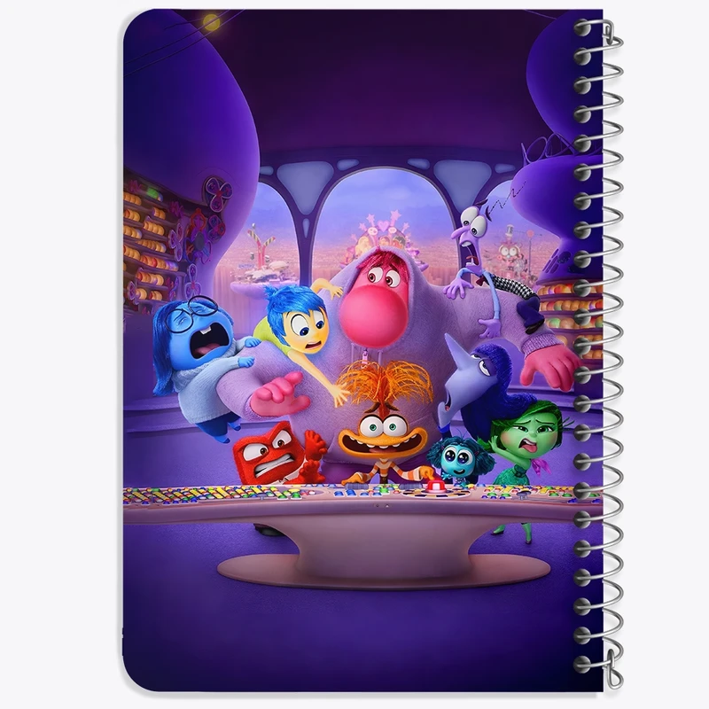 دفتر یادداشت 50 برگ خندالو طرح اینساید اوت (Inside Out) کد N3389