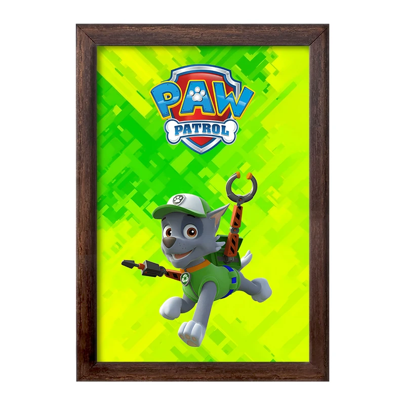 تابلو خندالو طرح راکی سگ های نگهبان کد F11016