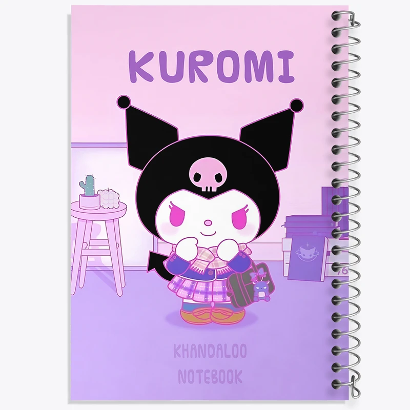 دفتر مشق 50 برگ خندالو طرح کرومی (Kuromi) کد N9002