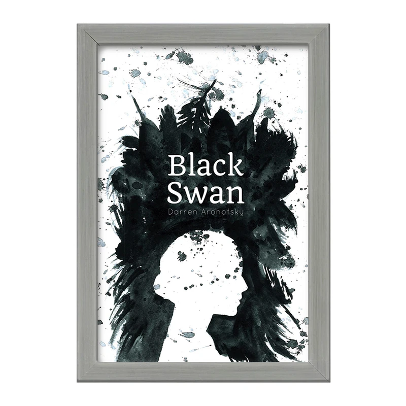 تابلو خندالو طرح قوی سیاه (Black Swan) کد F11337