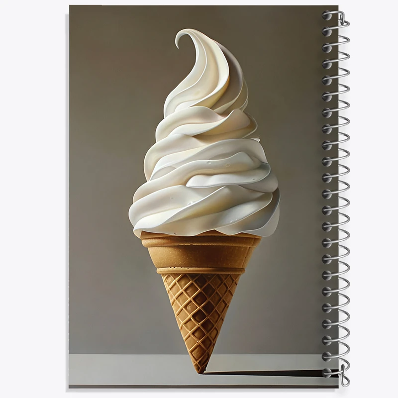 دفتر مشق 100 برگ خندالو طرح بستنی کد F9346