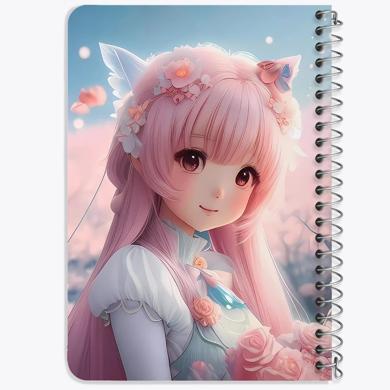 دفتر یادداشت 50 برگ خندالو طرح دخترانه (Girlish) کد 36900