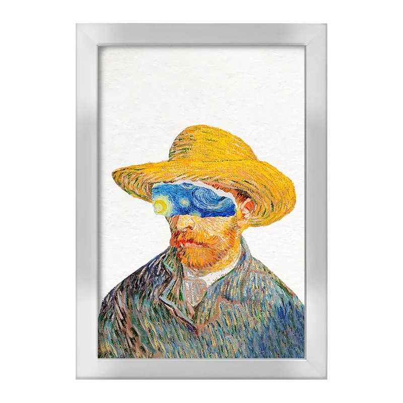 تابلو خندالو طرح ونسان ونگوگ کد 25445