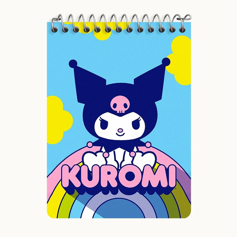دفتر یادداشت 50 برگ خندالو طرح کرومی (Kuromi) کد N4226