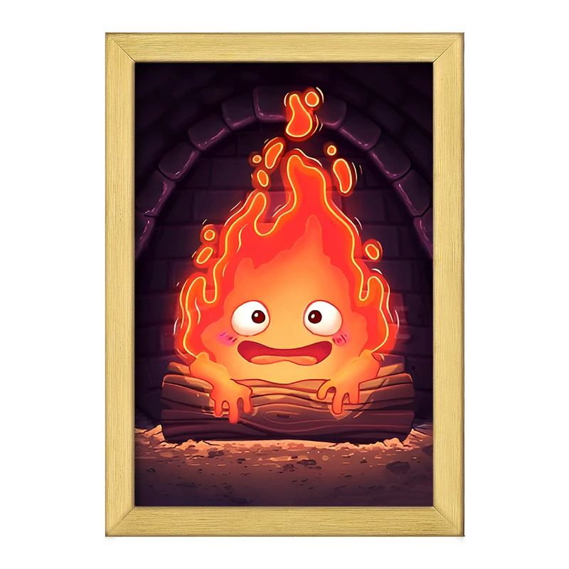 تابلو خندالو طرح کالسیفر قلعه متحرک هاول کد F9380