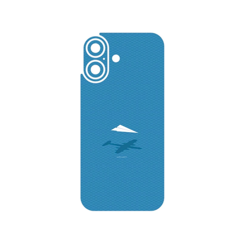 برچسب پوششی ماهوت مدل Minimal Paper Airplane مناسب برای گوشی موبایل اپل iPhone 17