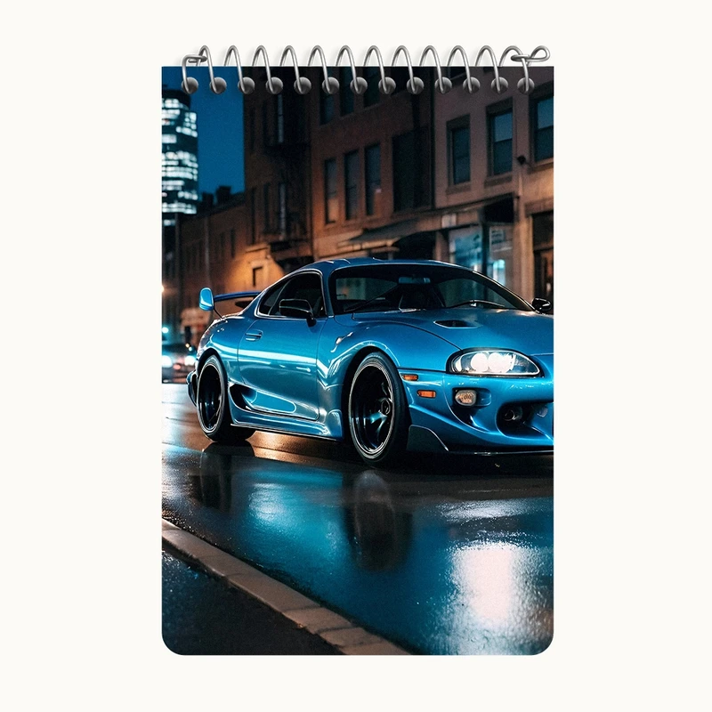 دفتر یادداشت 50 برگ خندالو طرح ماشین اسپرت کد F5225