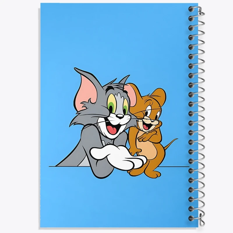 دفتر طراحی 50 برگ خندالو طرح تام و جری (Tom And Jerry) کد N2490