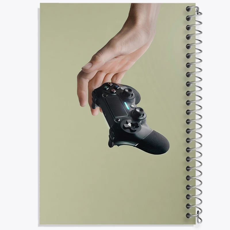 دفتر طراحی 50 برگ خندالو طرح گیمر (Gamer) کد F244