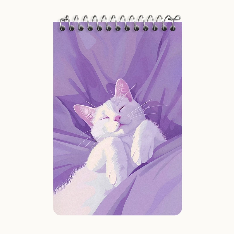 دفتر یادداشت 50 برگ خندالو طرح گربه کد F7288