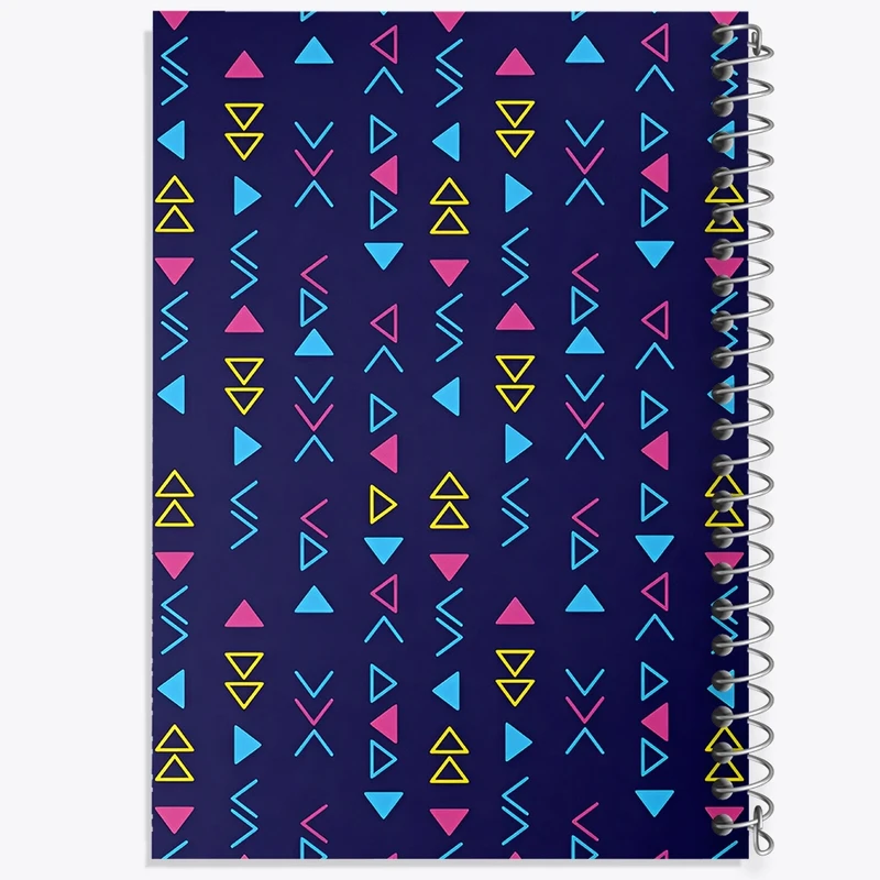 دفتر طراحی 50 برگ خندالو طرح پترن فانتزی کد N4854