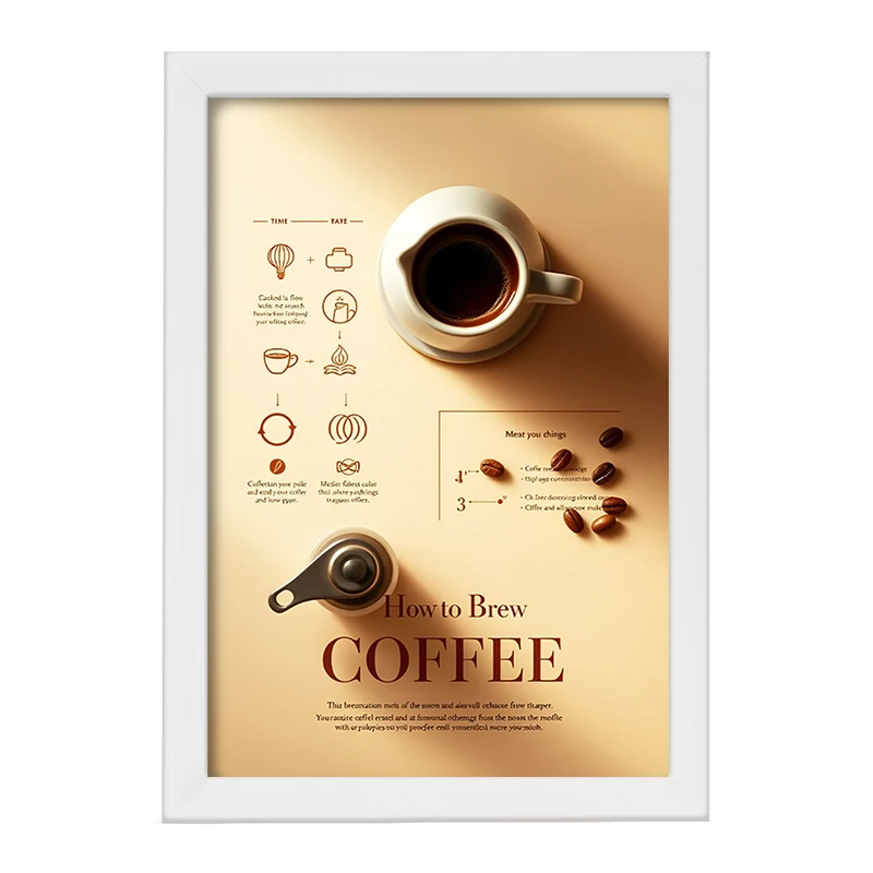تابلو خندالو طرح قهوه (COFFEE) کد F14155