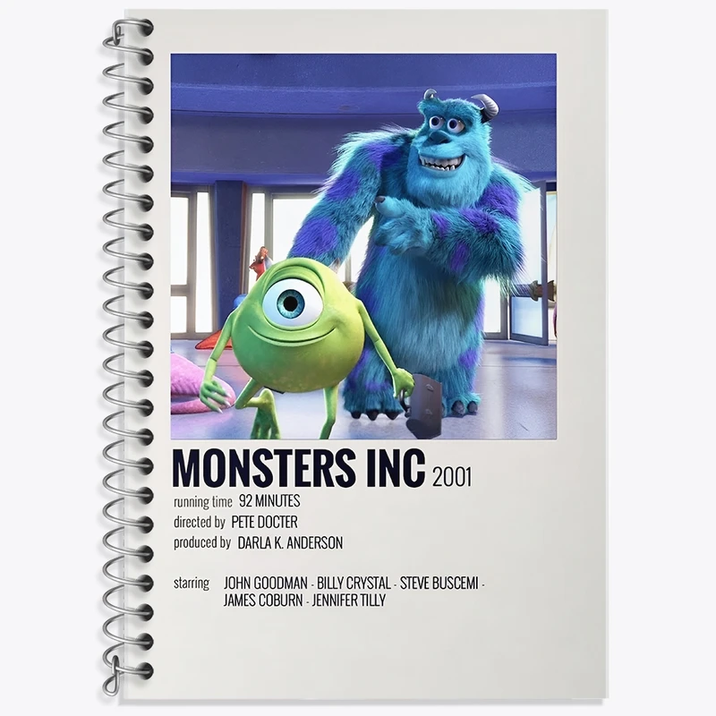 دفتر لغت 50 برگ خندالو طرح کارخانه هیولا ها (Monsters, Inc) کد F13263