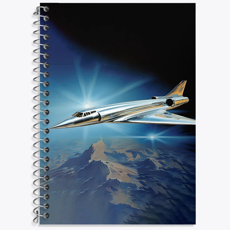 دفتر لغت 50 برگ خندالو طرح جت کد F3046