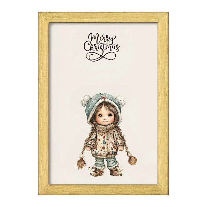 تابلو خندالو طرح دخترانه کیوت کد F5808