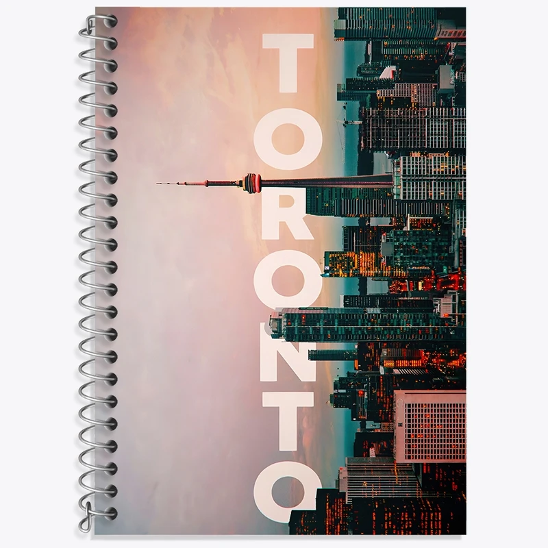 دفتر لغت 50 برگ خندالو طرح تورنتو (Toronto) کد F4836