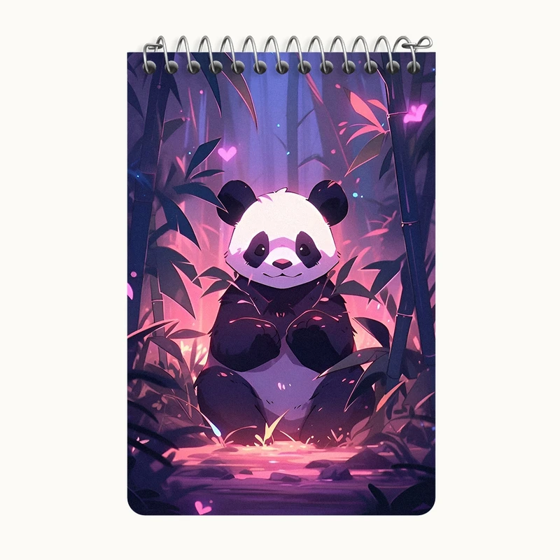 دفتر یادداشت 50 برگ خندالو طرح پاندا کد F9258