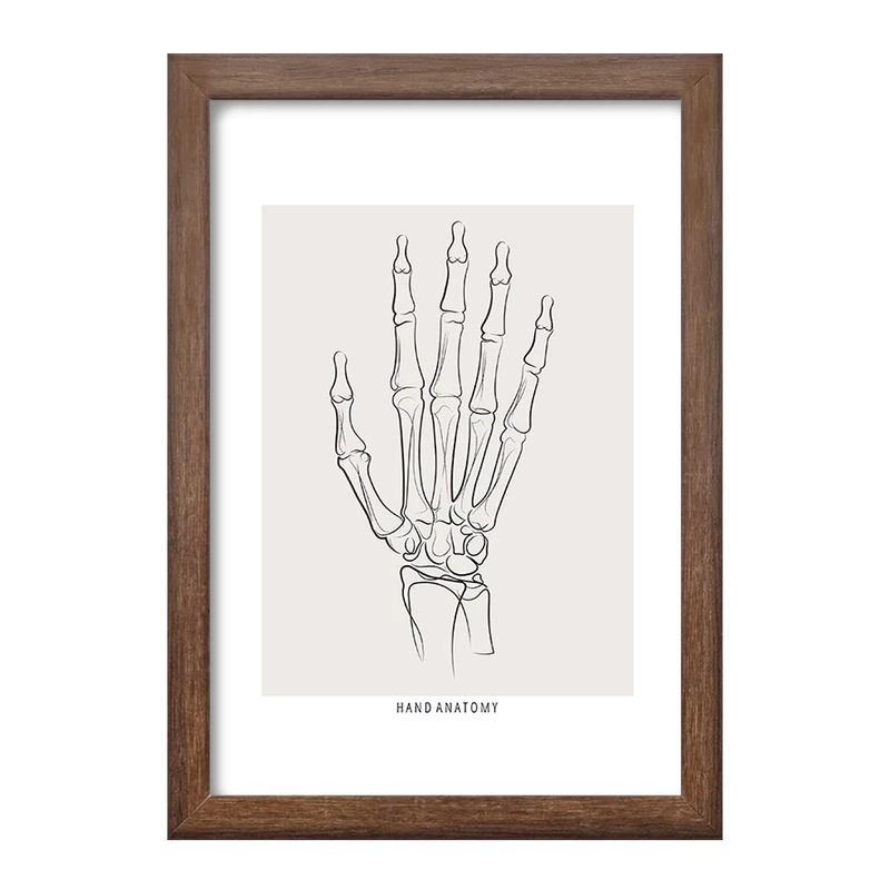 تابلو خندالو طرح آناتومی دست (Hand Anatomy) کد F13919