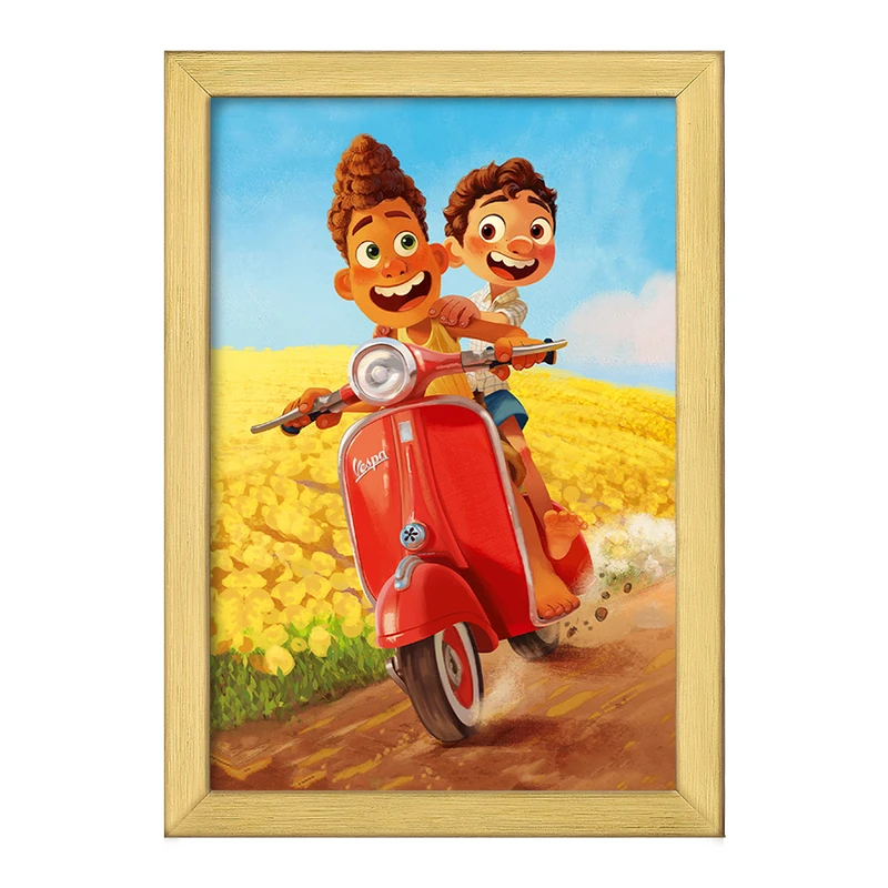 تابلو خندالو طرح انیمیشن لوکا Luca  کد 4538