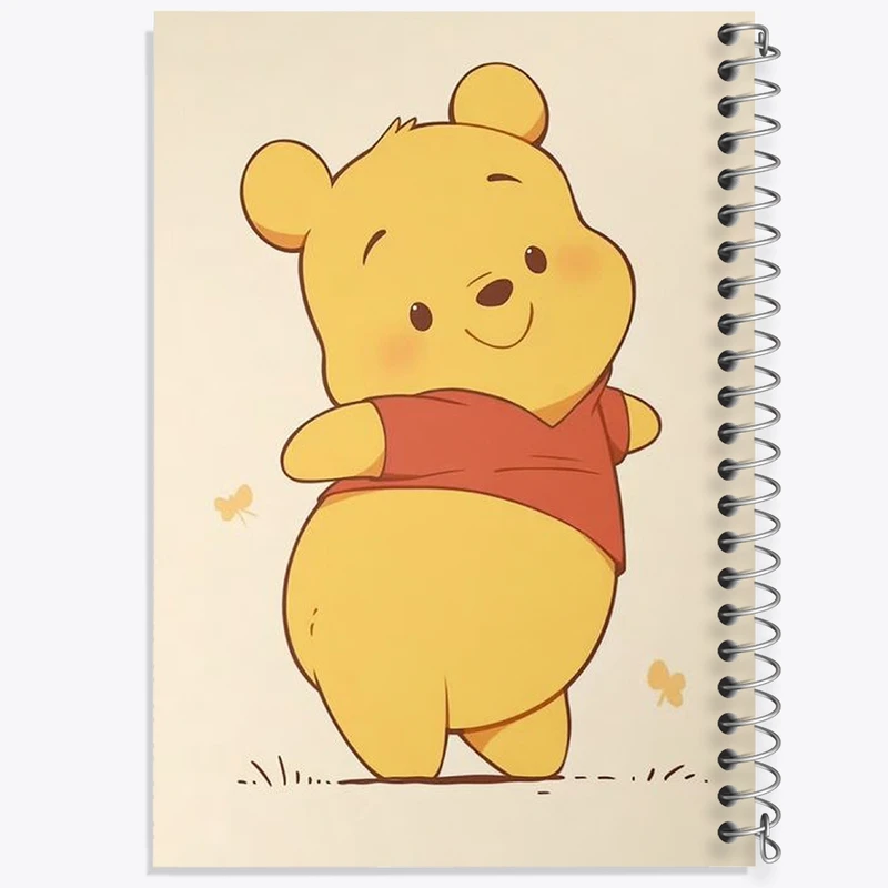 دفتر طراحی 50 برگ خندالو طرح خرس پو (Winnie the Pooh) کد N1886