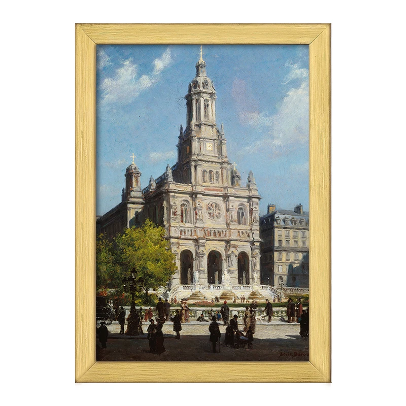 تابلو خندالو طرح نقاشی کلیسای ترینیتی اثر لویی بیرود کد F12297