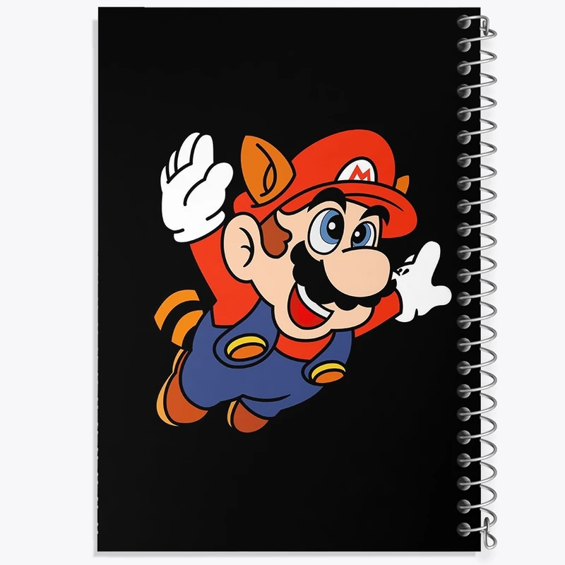 دفتر طراحی 50 برگ خندالو طرح سوپر ماریو کد 30444