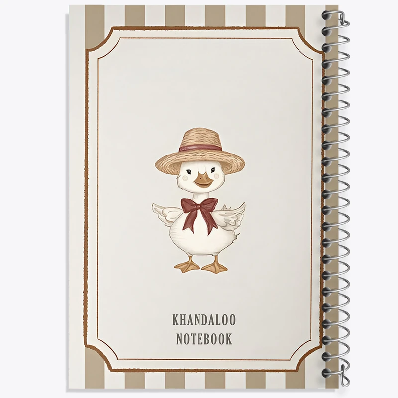 دفتر مشق 50 برگ خندالو طرح اردک زیبا کد N8490