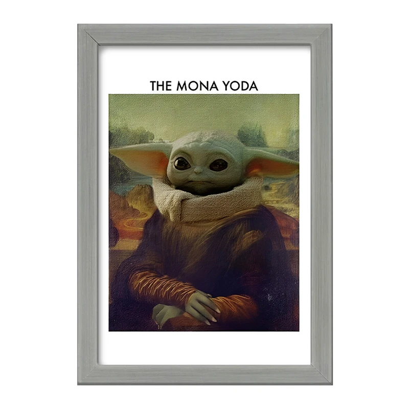 تابلو خندالو طرح بیبی یودا کد F4091