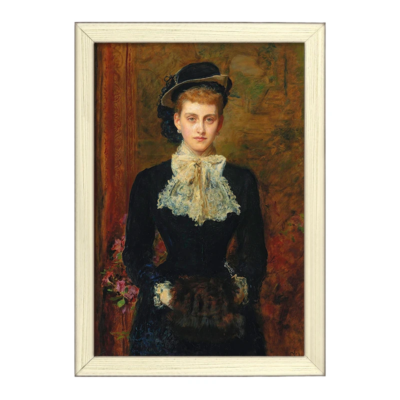 تابلو خندالو طرح نقاشی کنتس دو پورتالس اثر سر جان اورت میلیس کد F12336