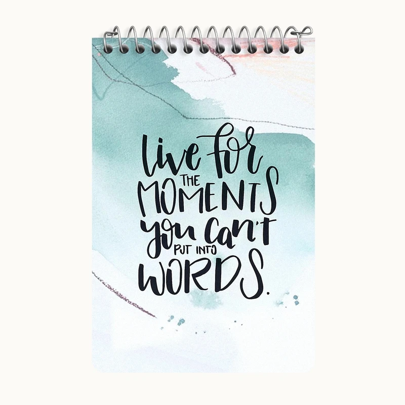 دفتر یادداشت 50 برگ خندالو طرح انگیزشی کد F11507