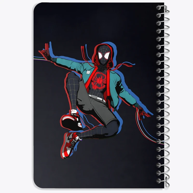دفتر یادداشت 50 برگ خندالو طرح مرد عنکبوتی (Spider Man) کد F1691