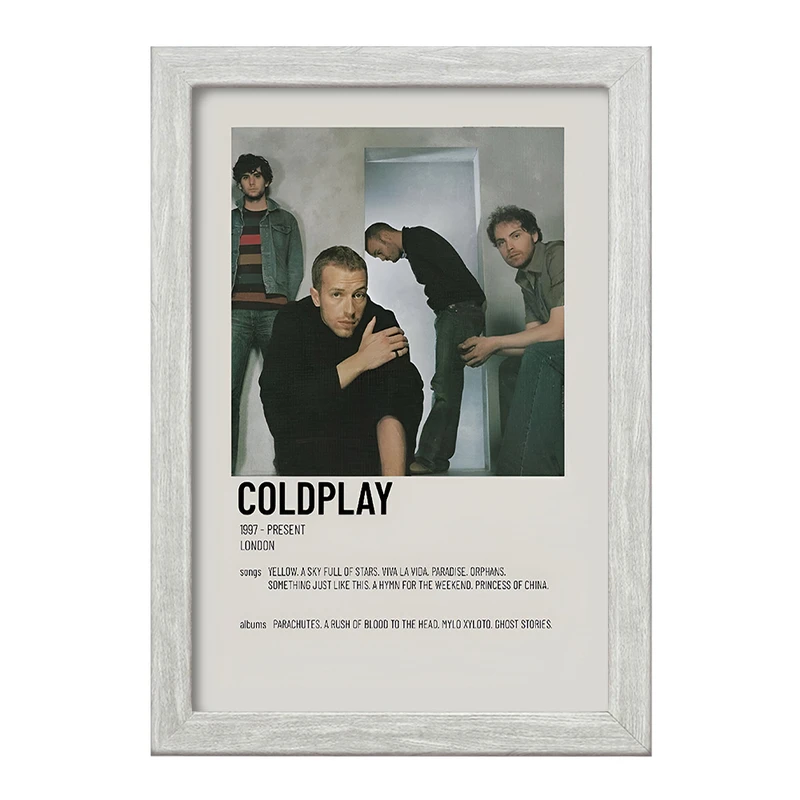 تابلو خندالو طرح کلد پلی (Coldplay) کد F13464