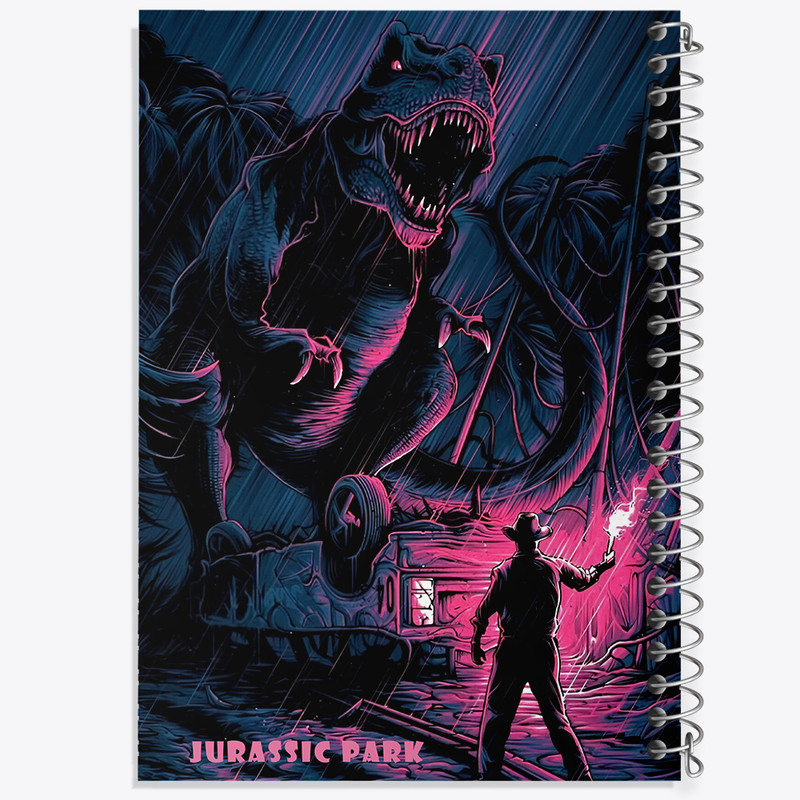 دفتر نقاشی 50 برگ خندالو طرح ژوراسیک (Jurassic Park) کد F13788