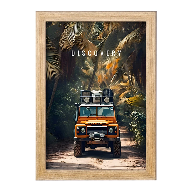 تابلو خندالو طرح ماشین آفرود (Off Road) کد F14175