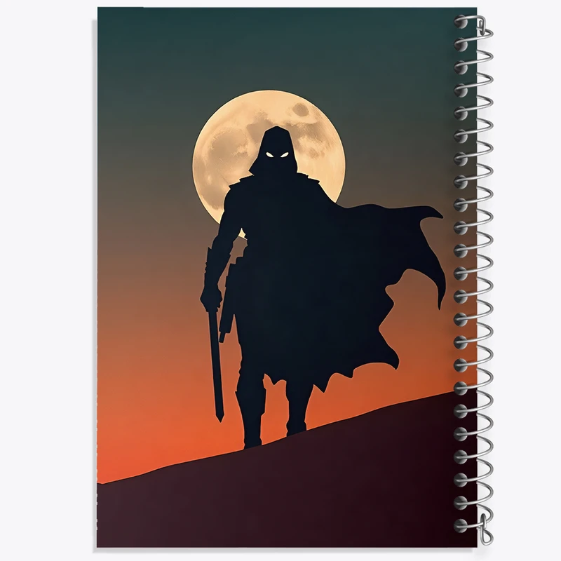 دفتر نقاشی 50 برگ خندالو طرح مارول (Marvel Moon Knight)  کد N7704