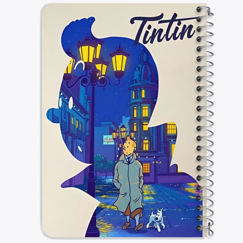 دفتر یادداشت 50 برگ خندالو طرح تن تن (Tintin) کد F10337