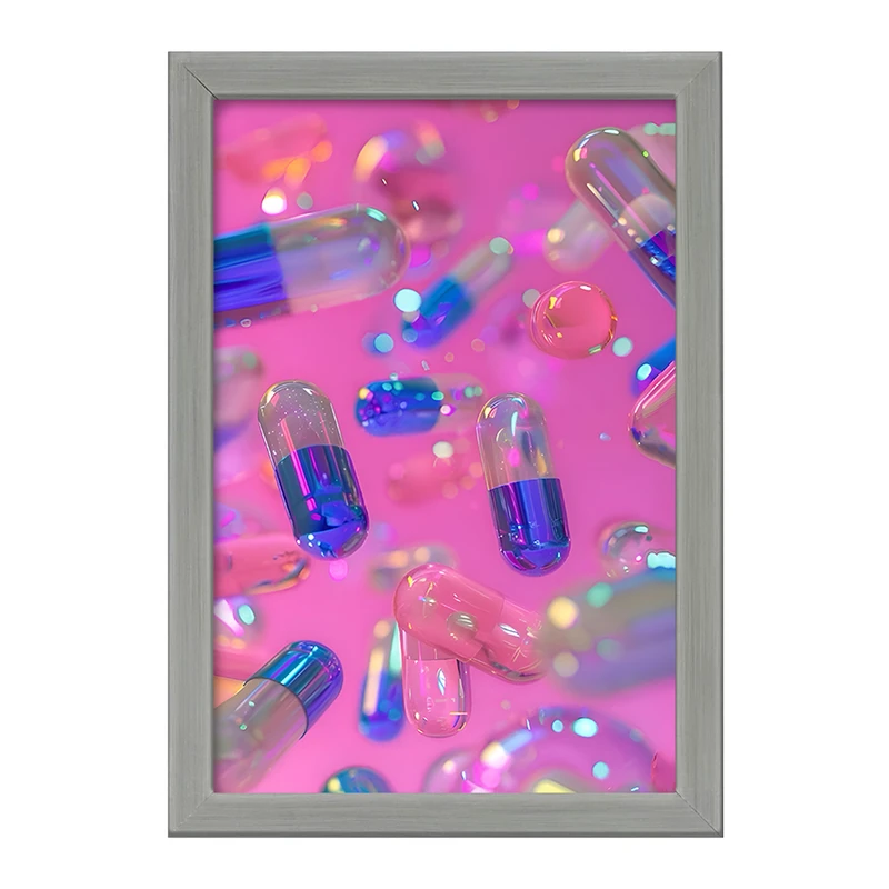 تابلو خندالو طرح پترن قرص کد F11594