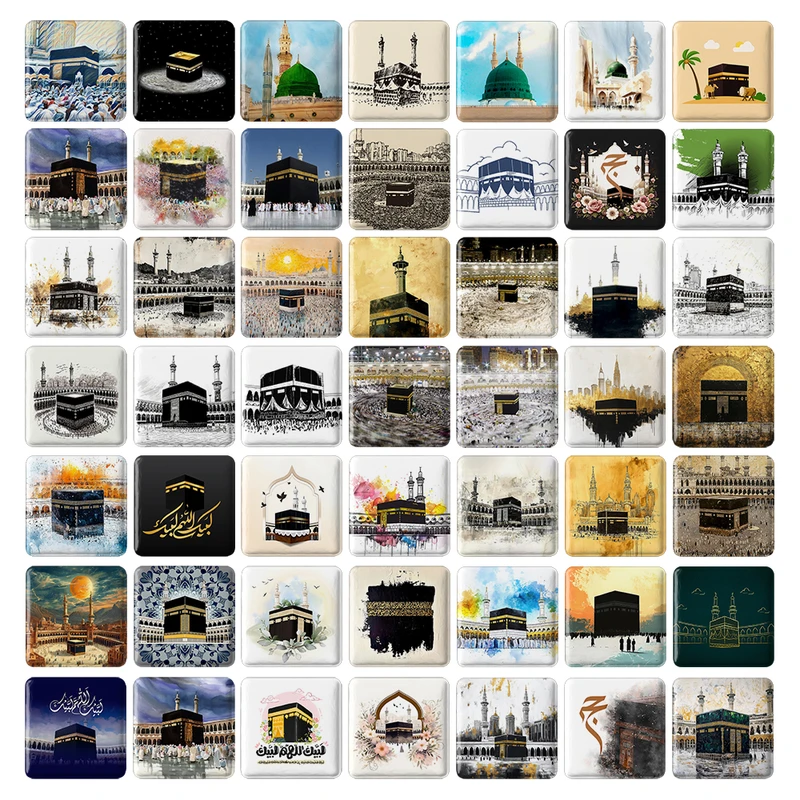 پیکسل خندالو طرح مکه کد 188 مدل مربعی مجموعه 49 عددی