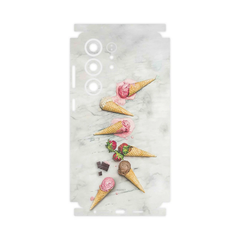 برچسب پوششی ماهوت مدل Funnel_ice_cream-FullSkin مناسب برای گوشی موبایل سامسونگ Galaxy S25 Ultra