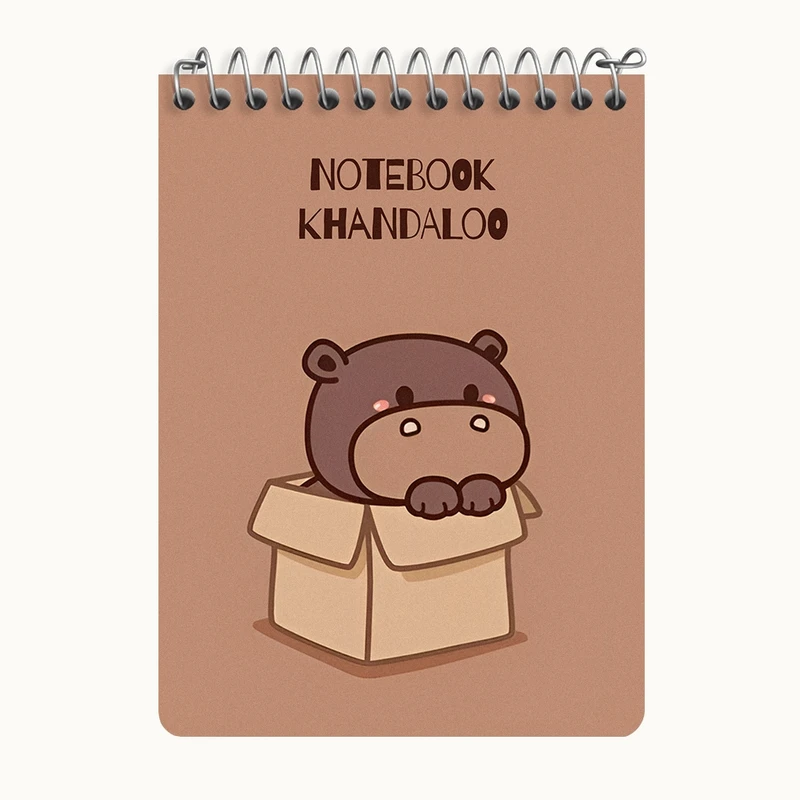 دفتر یادداشت 50 برگ خندالو طرح اسب آبی بامزه کد N7202