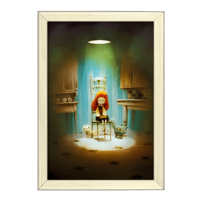 تابلو خندالو طرح دخترانه کد F8727