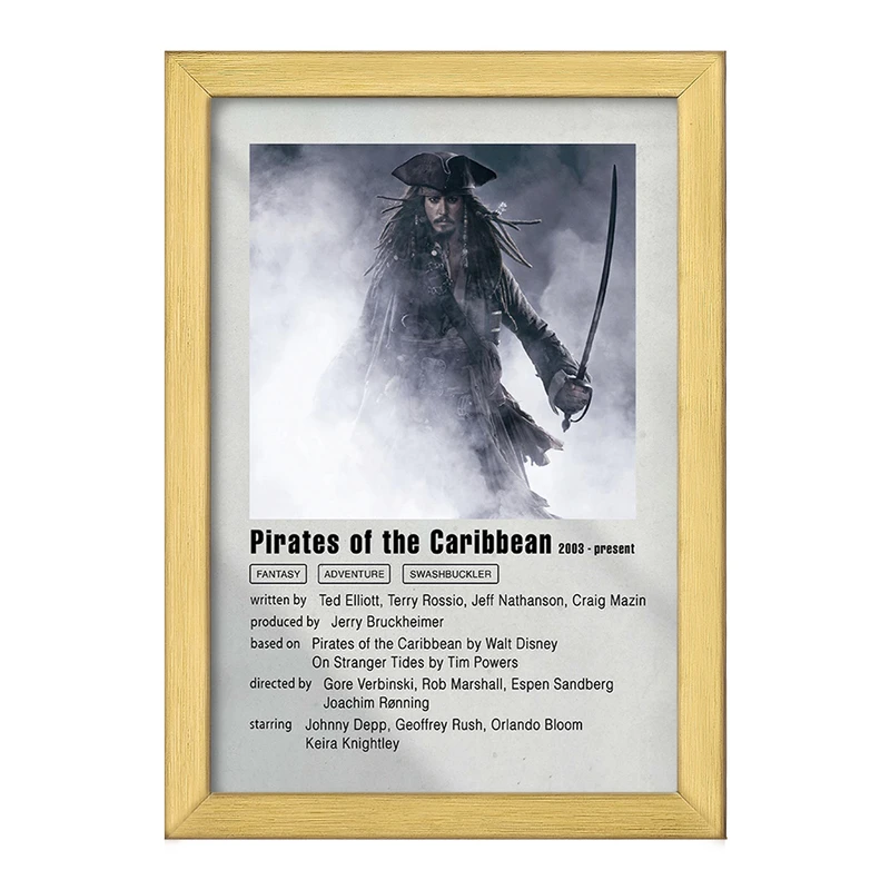 تابلو خندالو طرح دزدان دریایی کارائیب (Pirates of the Caribbean) کد F11911