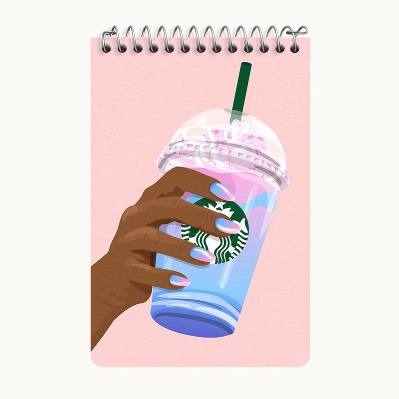 دفتر یادداشت 50 برگ خندالو طرح استار باکس کد F3005