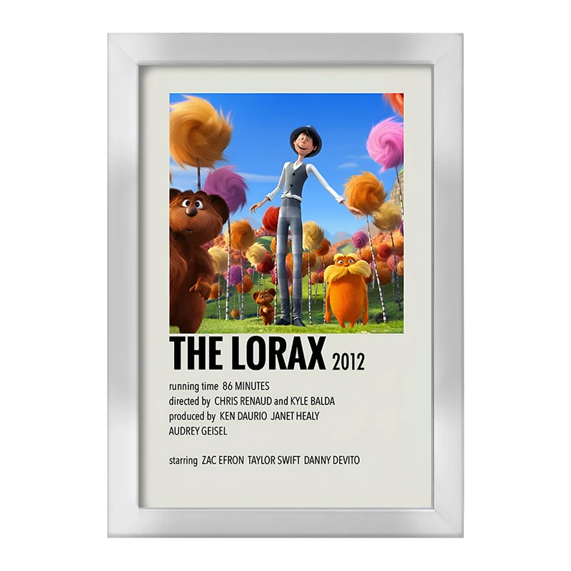 تابلو خندالو طرح لوراکس (The Lorax) کد F13260